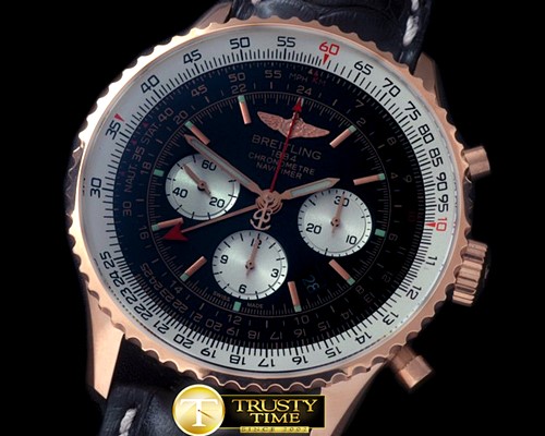 브라이틀링 Navitimer GMT RG/LE Black A7750 -BSW0286B