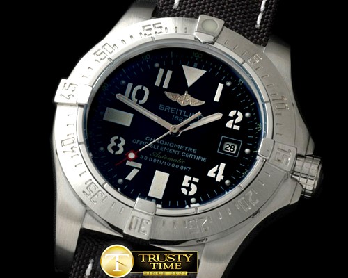 브라이틀링 Seawolf SS/LE Black Num Asian 2813 21J -BSW0288B
