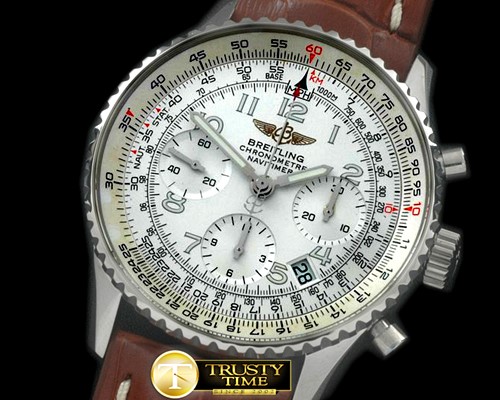브라이틀링 Navitimer SS/LE White Num 7750 -BSW0290A