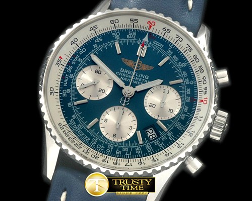 브라이틀링 Navitimer SS/LE Blue Sticks 7750 -BSW0290F
