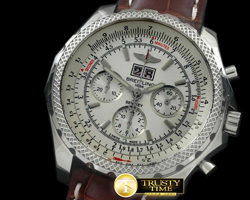 브라이틀링 Bentley 6.75 Big Date SS/LE White A7750 -BSW0292B