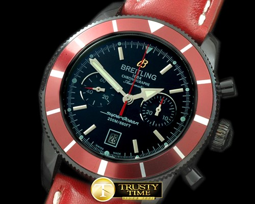 브라이틀링 Superocean 2014 Heritage Chrono PVD/LE Black A7750 -BSW0299