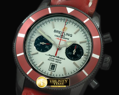 브라이틀링 Superocean Heritage Chrono PVD/LE White A7750 -BSW0300A