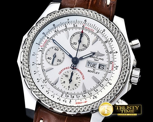 브라이틀링 Bentley GT 44mm SS/LE White BP Asia 7750 -BSW0319C