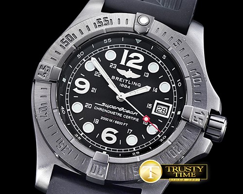 브라이틀링 SuperOcean SteelFish DLC/RU Black HF Asia 2836 -BSW0333