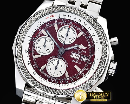 브라이틀링 Bentley GT 44mm SS/SS Special Red BP Ult Asia 7750 -BSW0334F