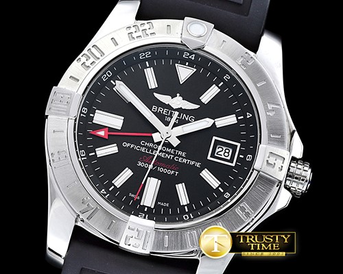 브라이틀링 Avenger II GMT A3239011 SS/RU Black GF A2836 -BSW0336B
