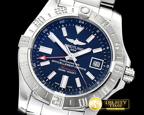 브라이틀링 Avenger II GMT A3239011 SS/SS Blue GF A2836 -BSW0347A