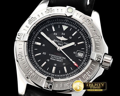 브라이틀링 AeroMarine Colt II 44mm SS/LE Black ANF Asia 2836 -BSW0351A
