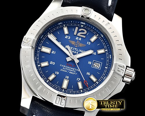 브라이틀링 Colt Automatic 42mm SS/LE Blue ANF Asia 2836 -BSW0367A