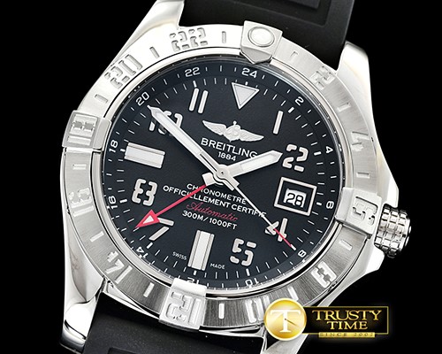 브라이틀링 Avenger II GMT A3239011 SS/RU Black GF A2836 -BSW0368A