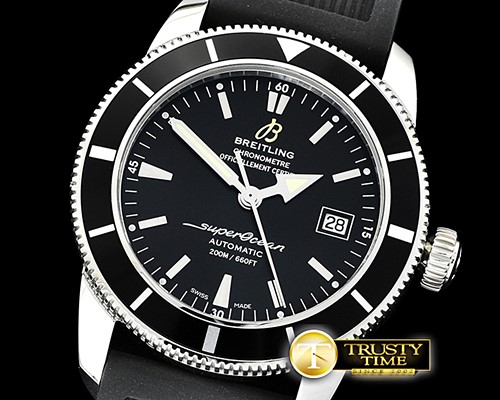 브라이틀링 Superocean II 42mm SS/RU Black JHF Asia 2836 -BSW0369A