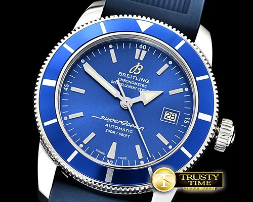 브라이틀링 Superocean II 42mm SS/RU Blue JHF Asia 2836 -BSW0369B