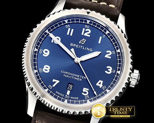 브라이틀링 Navitimer 8 Automatic 41 A17314 SS/LE Blue ZF A2824 -BSW0375A