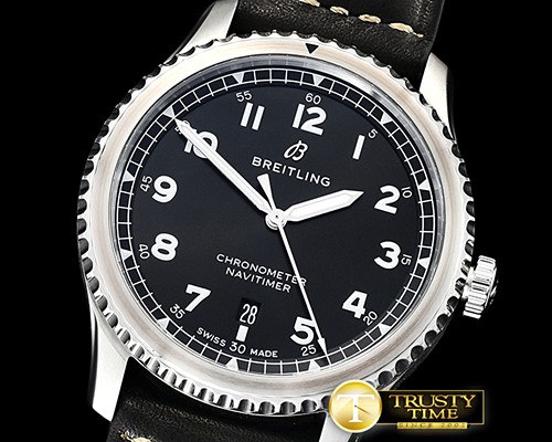 브라이틀링 Navitimer 8 Automatic 41 A17314 SS/LE Black ZF A2824 -BSW0375B