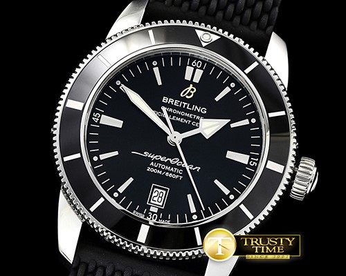 브라이틀링 Superocean Heritage II 42mm SS/RU Black OMF A2836 -BSW0380D