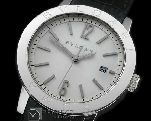 불가리 Bvlgari Bvlgari Auto SS/LE White Jap Miyota 9015 -BVG0059