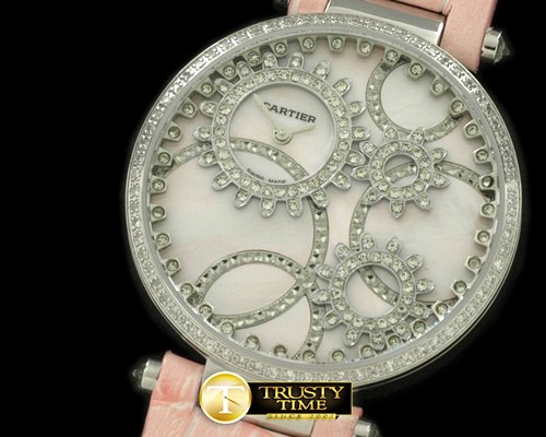 까르띠에 High Jewellery SS/LE MOP Pink Swiss Quartz -CAR0245A