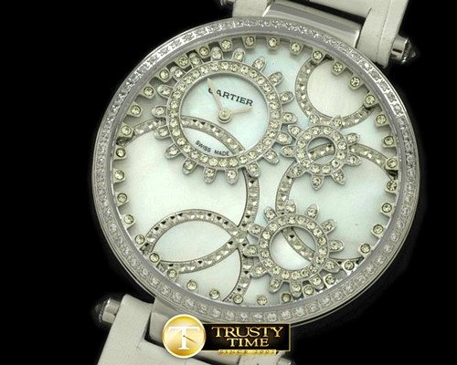 까르띠에 High Jewellery SS/LE MOP White Swiss Quartz -CAR0245B