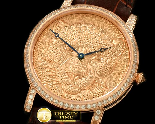 까르띠에 Panthere de Cartier Ladies RG/LE Gold Swiss Qtz -CAR0260B