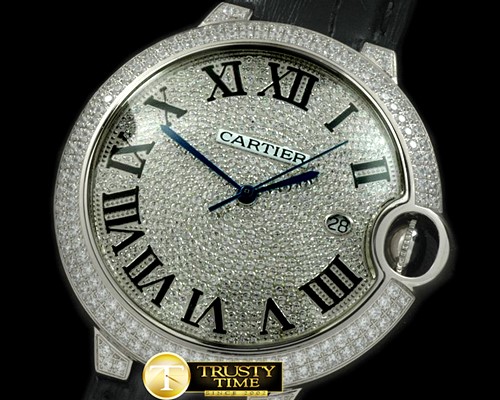 까르띠에 Ballon De Cartier Men SS/LE Daim Asian Eta 2892 -CAR0269B