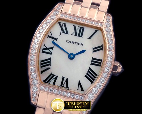 까르띠에 Tortue De Cartier RG/RG MPink Swiss Quartz -CAR0300B