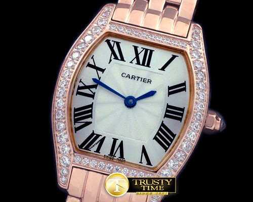 까르띠에 Tortue De Cartier RG/RG White Swiss Quartz -CAR0300C