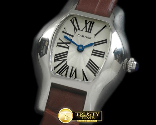 까르띠에 Tortue De Cartier SS/LE White Swiss Quartz -CAR0335B