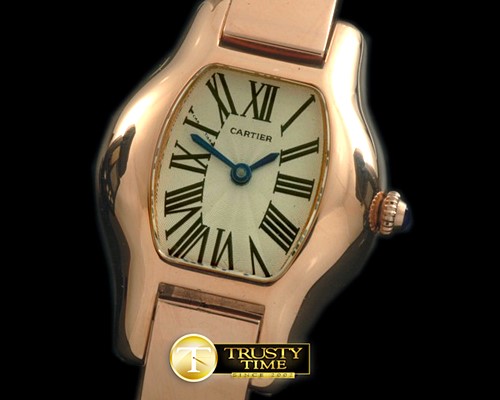 까르띠에 Tortue De Cartier RG/RG White Swiss Quartz -CAR0336B