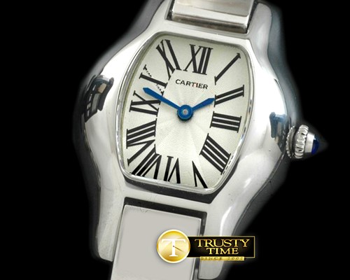 까르띠에 Tortue De Cartier SS/SS White Swiss Quartz -CAR0337B
