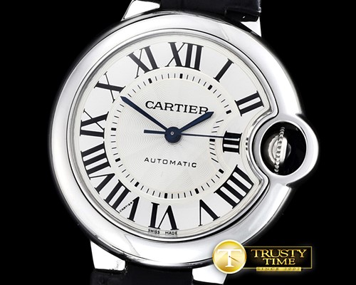 까르띠에 Ballon De Cartier Ladies SS/LE White Roman V6F Jap M[CAR0339A] -CAR0339A