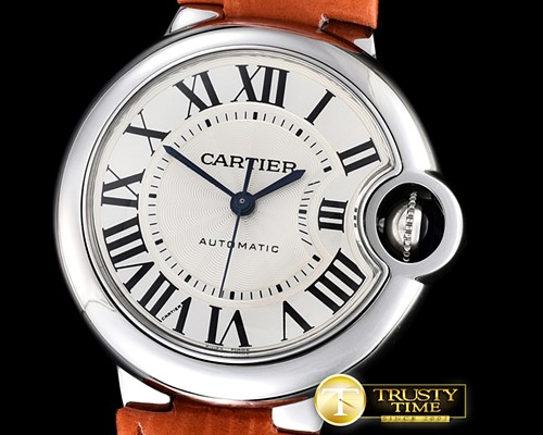 까르띠에 Ballon De Cartier Ladies SS/LE White Roman V6F Jap M[CAR0339C] -CAR0339C