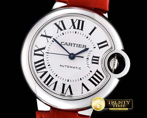 까르띠에 Ballon De Cartier Ladies SS/LE White Roman V6F Jap M[CAR0339D] -CAR0339D