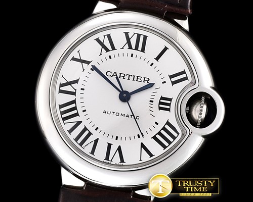 까르띠에 Ballon De Cartier Ladies SS/LE White Roman V6F Jap M[CAR0339E] -CAR0339E
