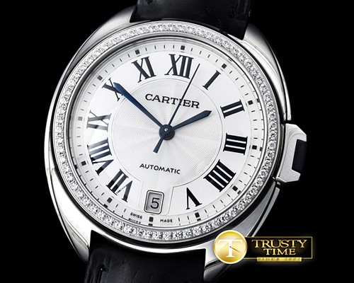 까르띠에 Cle De Cartier SS/LE Diam White V6F J9015 -CAR0341