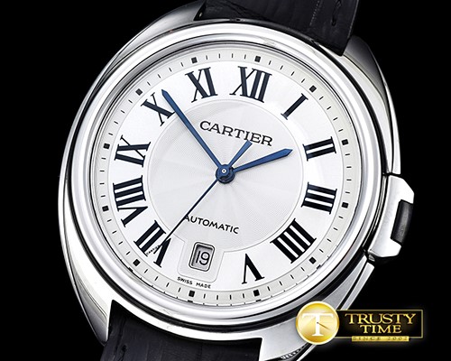 까르띠에 Cle De Cartier SS/LE White V6F MY9015 -CAR0345B