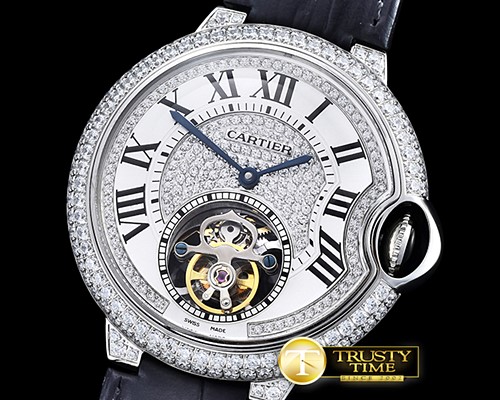 까르띠에 Balon Bleu Flying Tourb Diams SS/LE Tourbillon -CAR0360A
