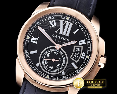 까르띠에 Cartier De Calibre RG/LE Black JF Miyota 8205 -CAR0361A