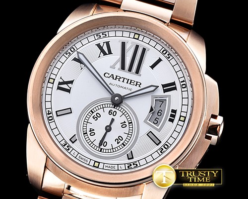 까르띠에 Cartier De Calibre RG/RG White JF Miyota 8205 -CAR0363B