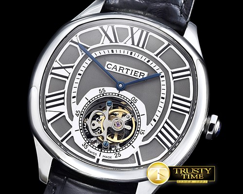 까르띠에 Drive De Cartier Tourbillon SS/LE Grey Tourbillon -CAR0378A