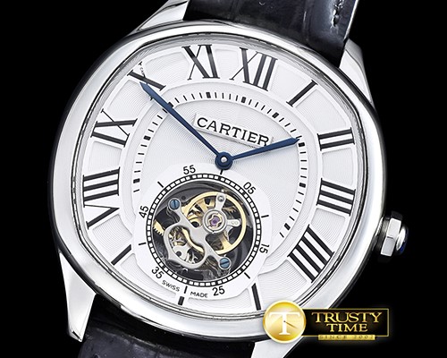 까르띠에 Drive De Cartier Tourbillon SS/LE White Tourbillon -CAR0378B