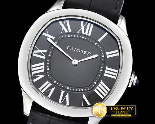 까르띠에 Drive De Cartier ExtraFlat SS/LE Black Jap Qtz -CAR0381B