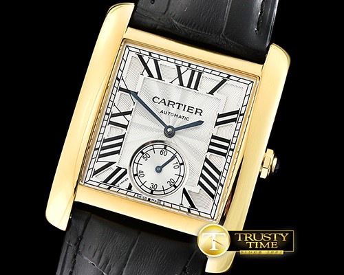까르띠에 Cartier Tank MC 1904 YG/LE White KSF Asia 23J Mod -CAR0425A