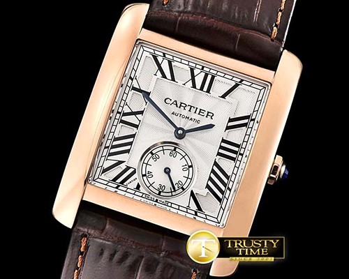 까르띠에 Cartier Tank MC 1904 RG/LE White KSF Asia 23J Mod -CAR0425C