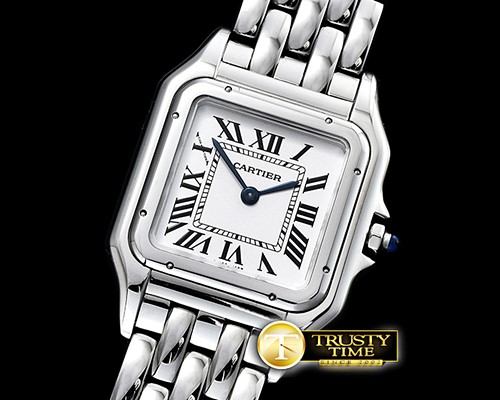 까르띠에 Panthere Secrete De Ladies SS/SS White KOR Swiss Qtz -CAR0434A