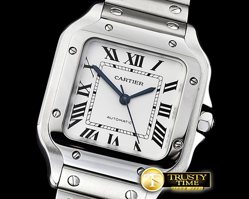 까르띠에 Santos De Cartier 2018 Midsize SS/SS Wht GF Ult MY901 -CAR0449A