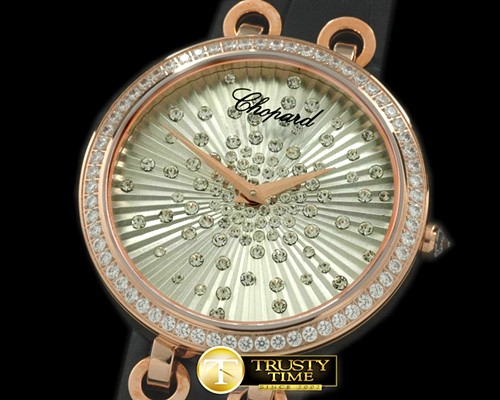 쇼파드 Xtravagaza Mid RG/LE Silver Swiss Quartz -CH103C