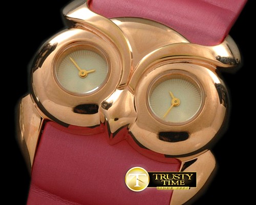 쇼파드 Owl Watch Ladies RG/ST White Swiss Qtz -CH109C