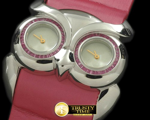쇼파드 Owl Watch Ladies SS/ST White Swiss Qtz -CH110A