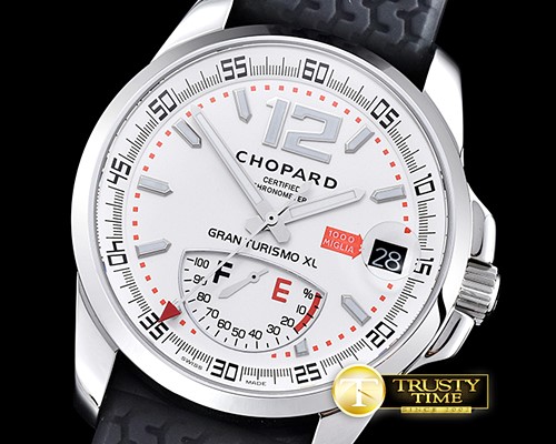 쇼파드 Mille Miglia Gran Turismo XL SS/RU Wht/Wht A2824 Mod -CH134B